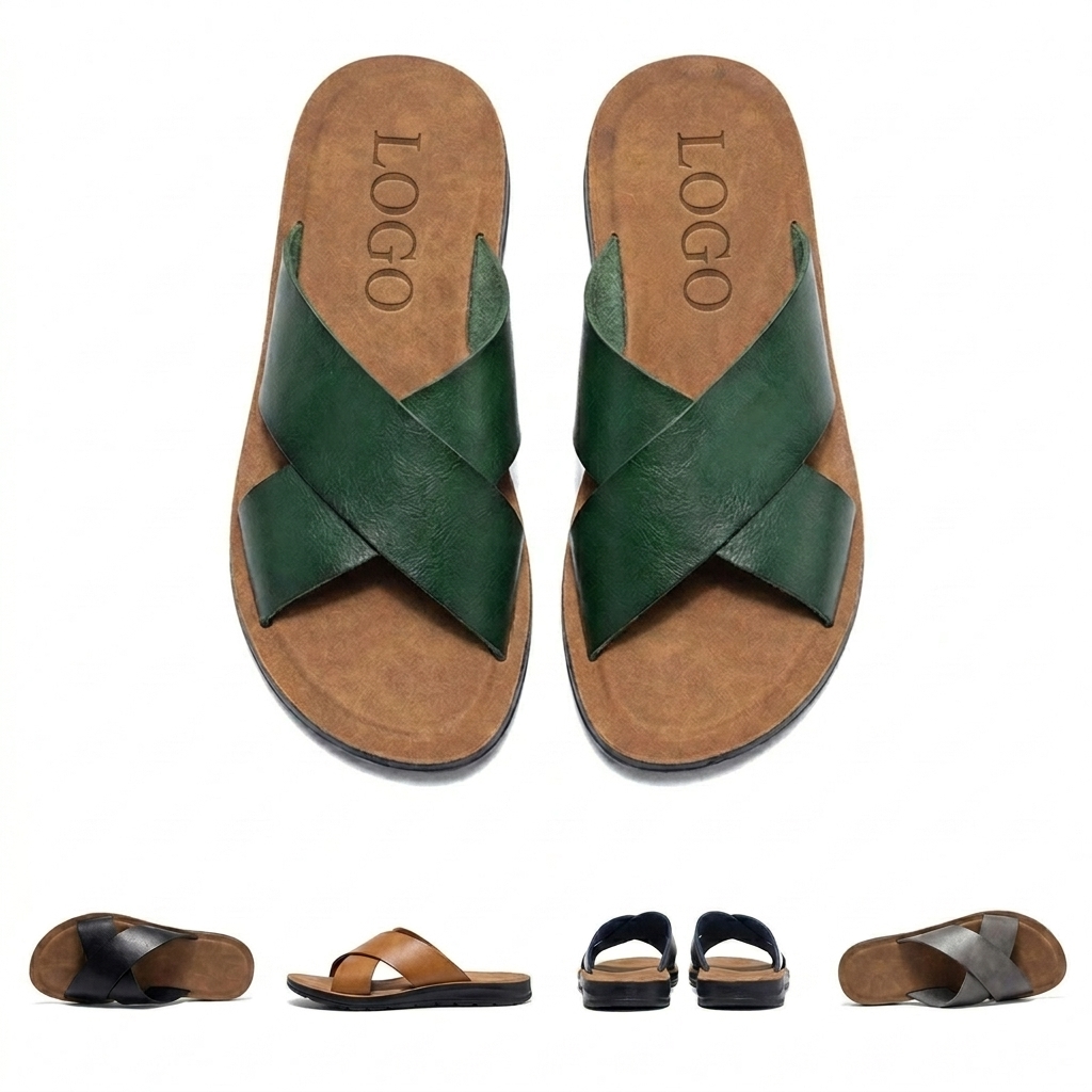 Premium Casual Slipper Sandals for Men - Beach & Everyday Wear
