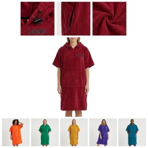 Compact Travel Poncho - Outdoor Changing Robe for Swimmers & Athletes