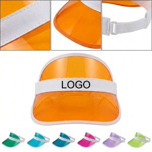 Adjustable Elastic-Band Open-Top Sun Visor in Multiple Colors