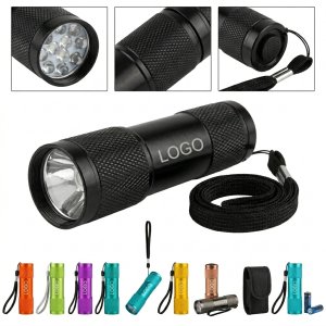 Custom Logo UV Black Light Flashlight with AAA Batteries