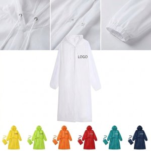 EcoGuard All-Weather Reusable EVA Raincoat for Outdoor Adventures